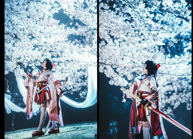《阴阳师》妖刀姬御神之刃cosplay|神之刃|妖刀|大仙_新浪新闻