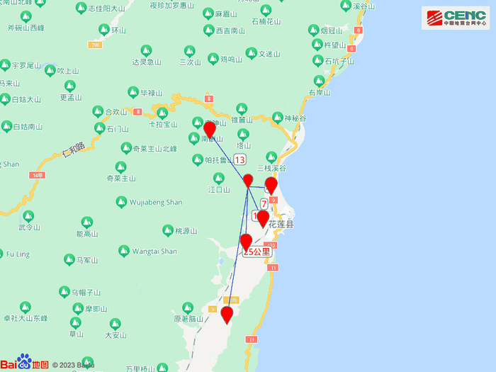 5级地震|台湾省|地震|花莲县_新浪新闻