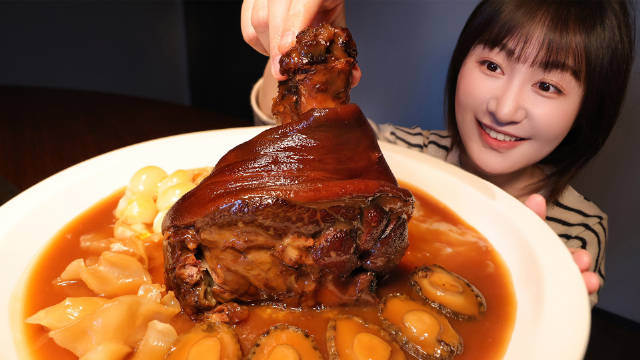 的美食到底有多好吃看爱吃肘子的女孩优雅至极doge绵羊料理超话67