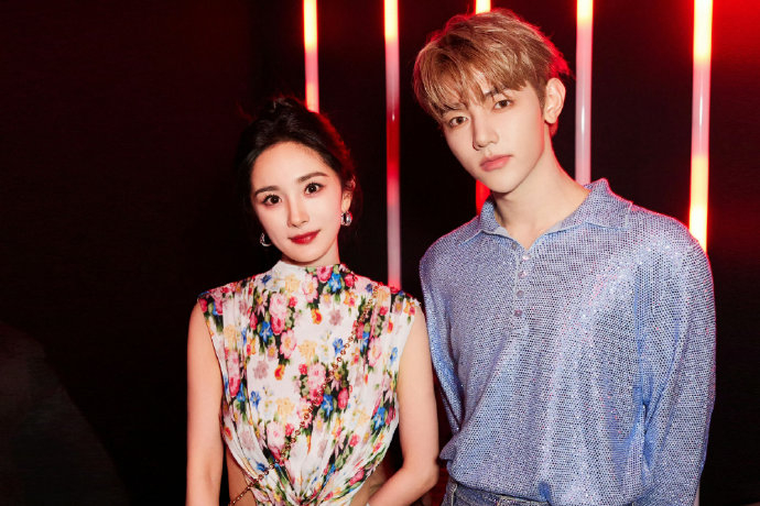 章昊和杨幂,吴磊的同框合照,很神奇的同框,帅哥美女就是养眼啊|章昊