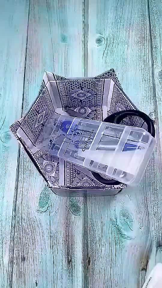 用不全的扑克牌做个收纳盒又结实又好用太棒了