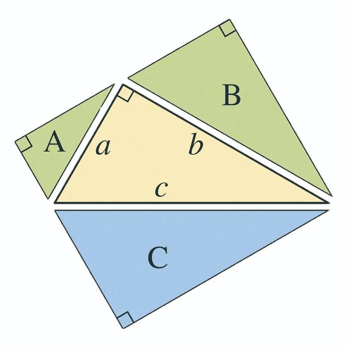 勾股定理羊角图图片