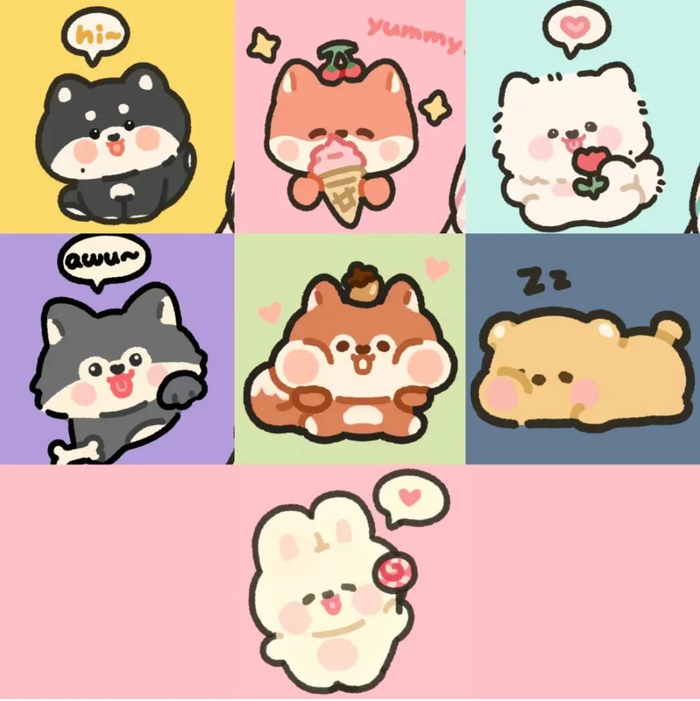 而有些组合的动物塑也会在官方文案中以emoji呈现,譬如seventeen.
