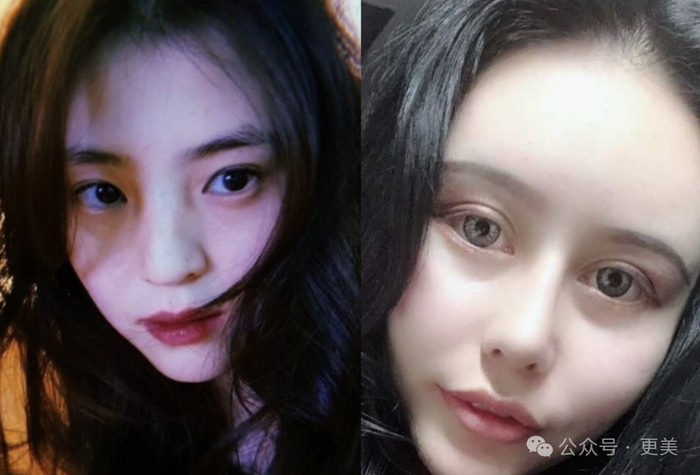 韩素希割双眼皮前,就是典型的韩式肿眼泡啊…|韩素希_新浪新闻