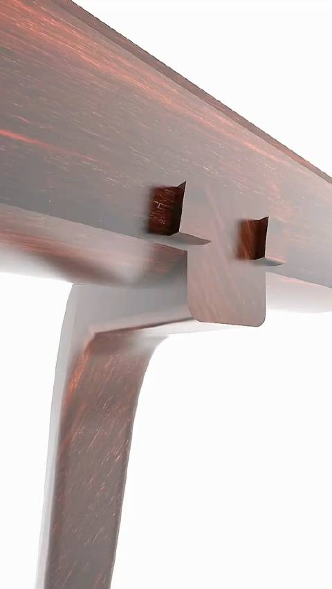 我觉得这个榫卯结构有点华而不实了