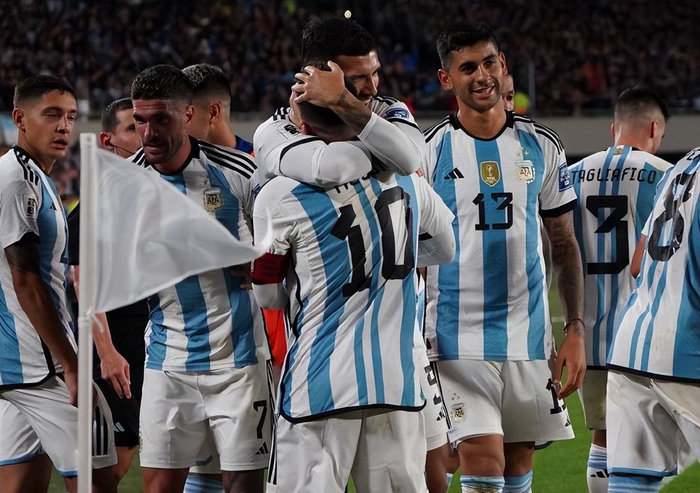 阿根廷3-0大胜!近17场16胜,迪马利亚助攻,超马拉多纳升队史第2__财经