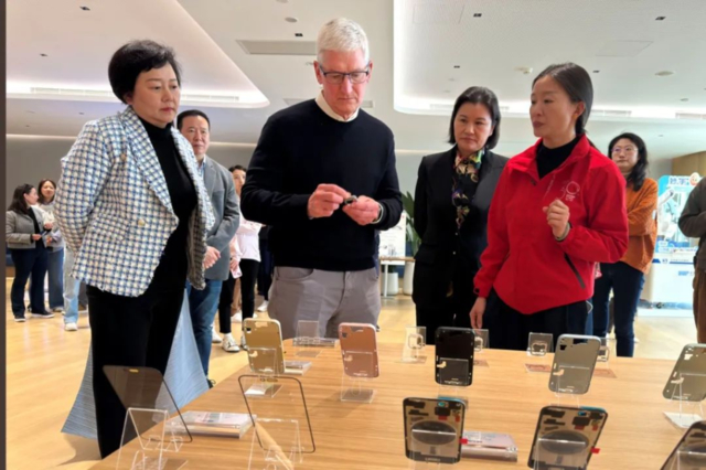 库克见了三名a股老朋友