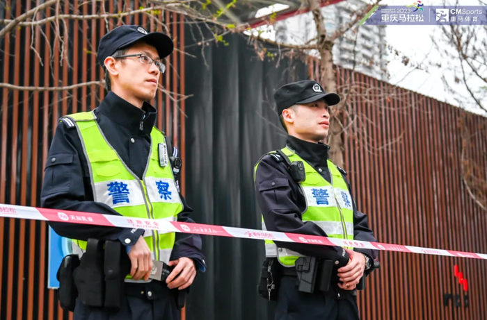 2023重马，现场执勤的民警（资料图）主办方供图