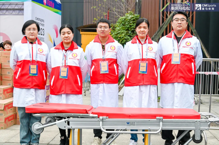2023重马，现场医疗保障人员（资料图）主办方供图