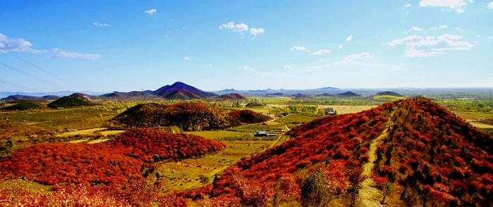 龙湾屯镇。（张莲花摄）