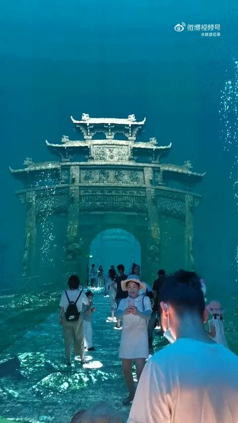 千岛湖下的水下古城也太梦幻了有时间可以去走走看看