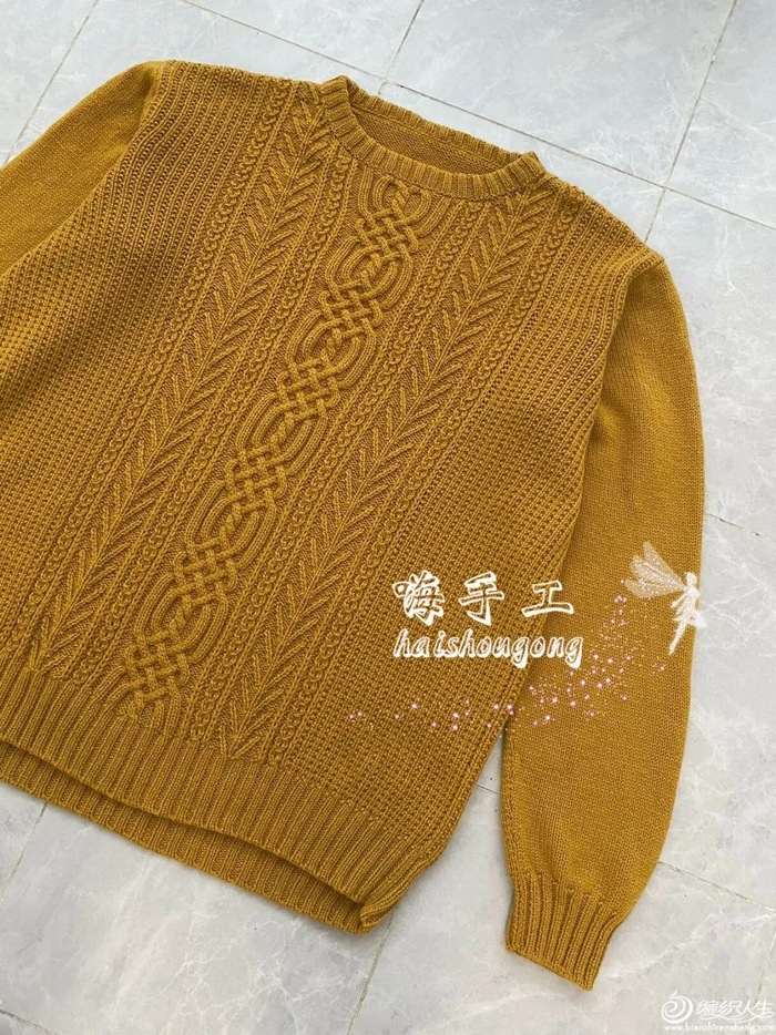 洋溢,复古版型女士圆领麻花衣(附图解)|螺纹|斜肩|元宝针_新浪新闻