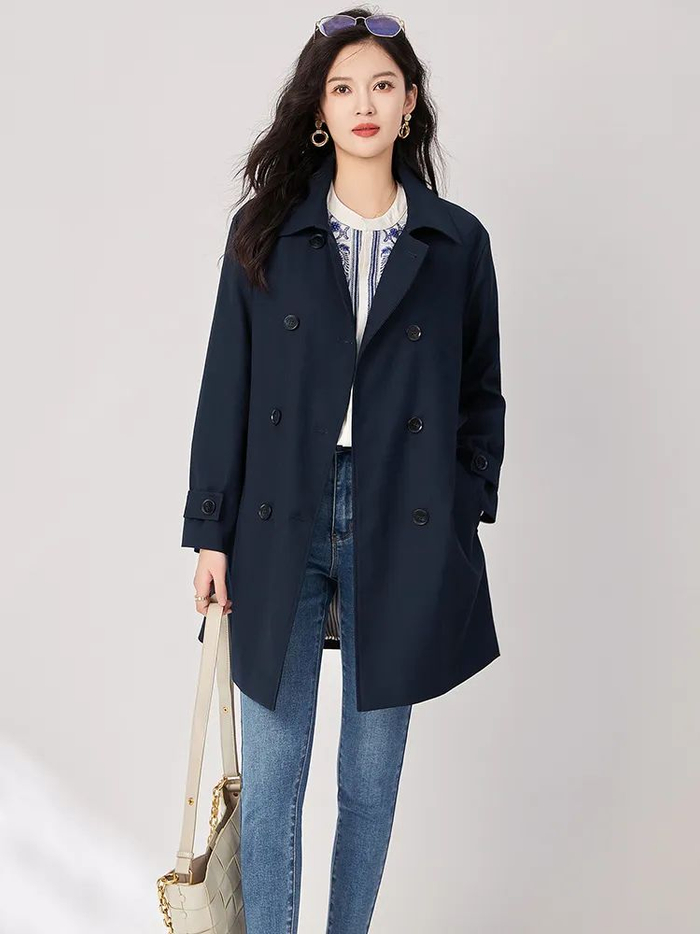 源自意大利cantomotto英伦风风衣剪裁面料设计感超绝自带高级感可商务