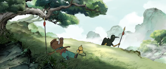 "我想离开浪浪山"也成为热门金句.