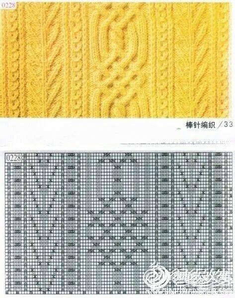 双螺纹麻花织法图片