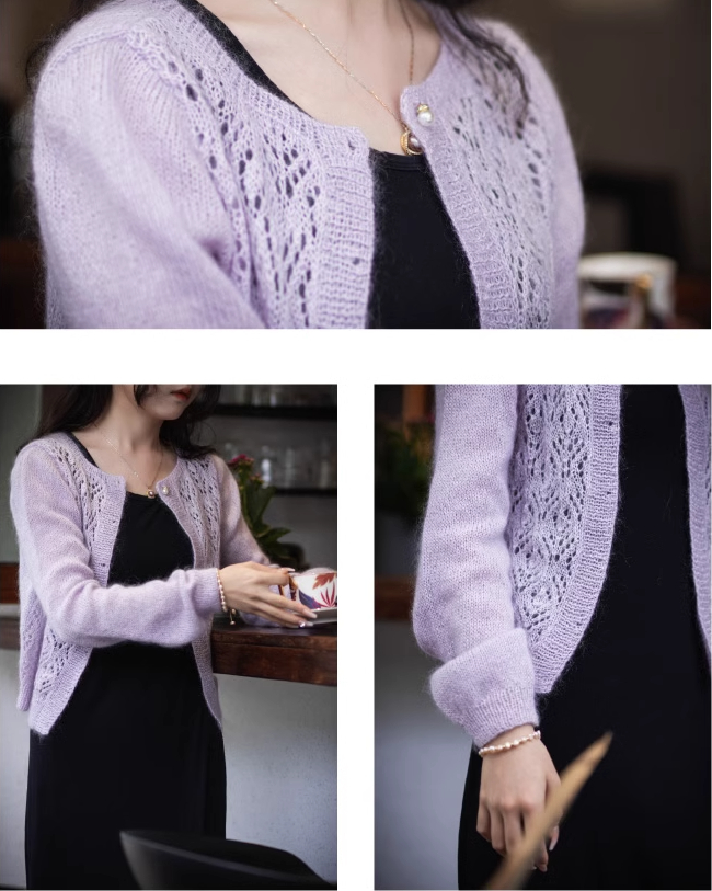 春季限定款编织人生三款温柔又百搭的轻薄开衫附全图解