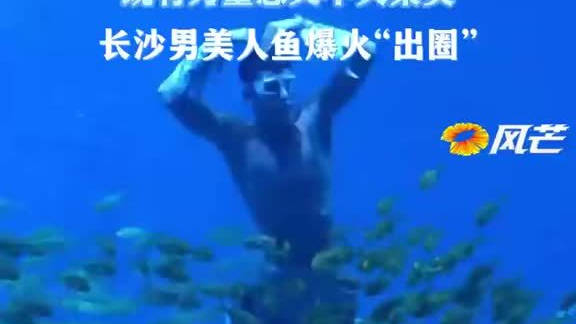 既有力量感又不失柔美长沙男美人鱼爆火出圈抖音
