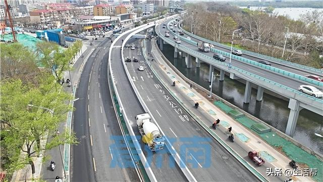 济南顺河高架新匝道建设加速交通拥堵有望缓解