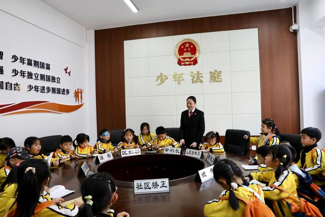 与法"童"行 "未"你护航——汉中汉台区人民法院少年法庭举办"法庭开放