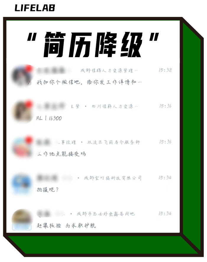 "把学历改成高中,hr抢着私信我"|hr|月薪|简历_新浪新闻