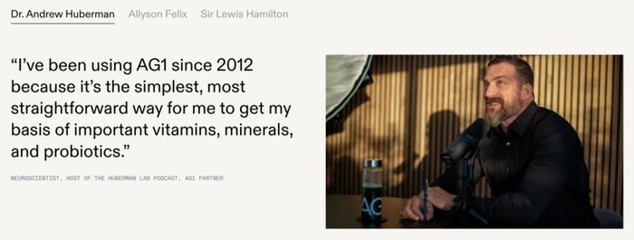 图片来源：官网drinkag1.com