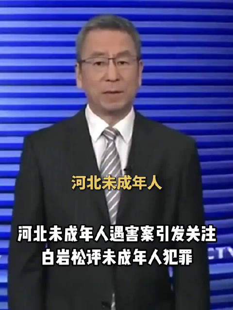 未成年人严重犯罪该如何处罚白岩松谈邯郸男孩遇害案