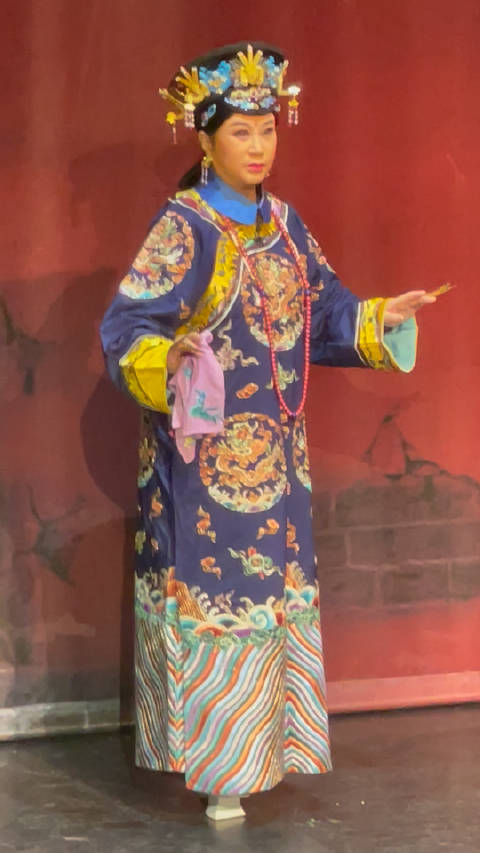 宋丽饰慈禧评剧书生孵化版展示