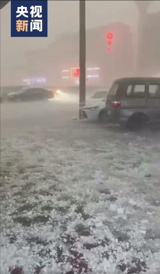 密密麻麻!浙江多地下鹌鹑蛋大冰雹