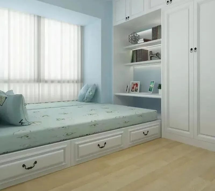 (图片来自网络)从转角窗,收纳到做成床,飘窗中多的这些小设计让室内