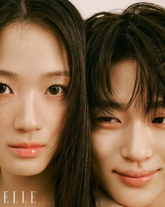 金惠允x边佑锡|情侣画报 很配很可爱呀