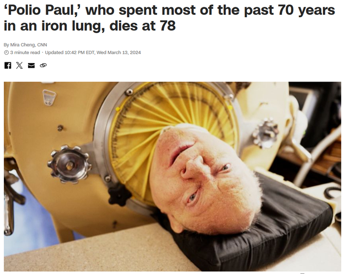 保罗·亚历山大（Paul Alexander）图片来源：新闻网站截图