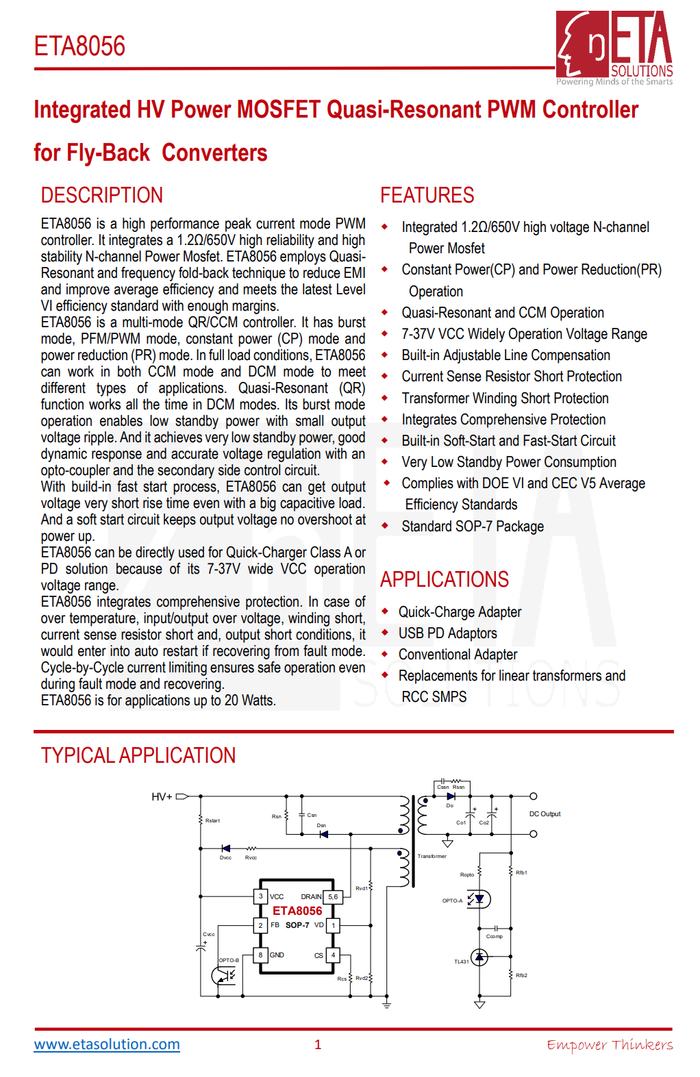 钰泰半导体acdc快充芯片获联想意象等多款快充产品采用