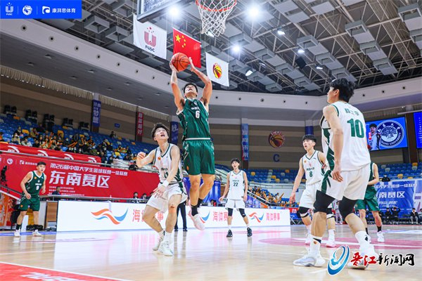 华大男篮晋级cubal东南赛区淘汰赛 51分大胜南昌大学队|男篮|三分球