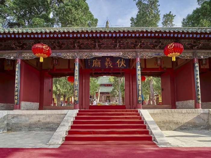 ▲甘肃省天水市伏羲庙景区 （图片来源：视觉中国）