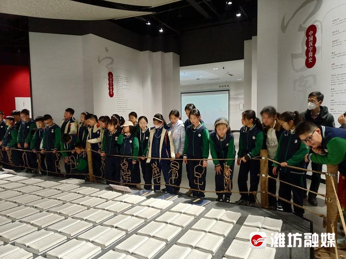 参观研学打通仓颉汉字艺术馆文化传播新通道