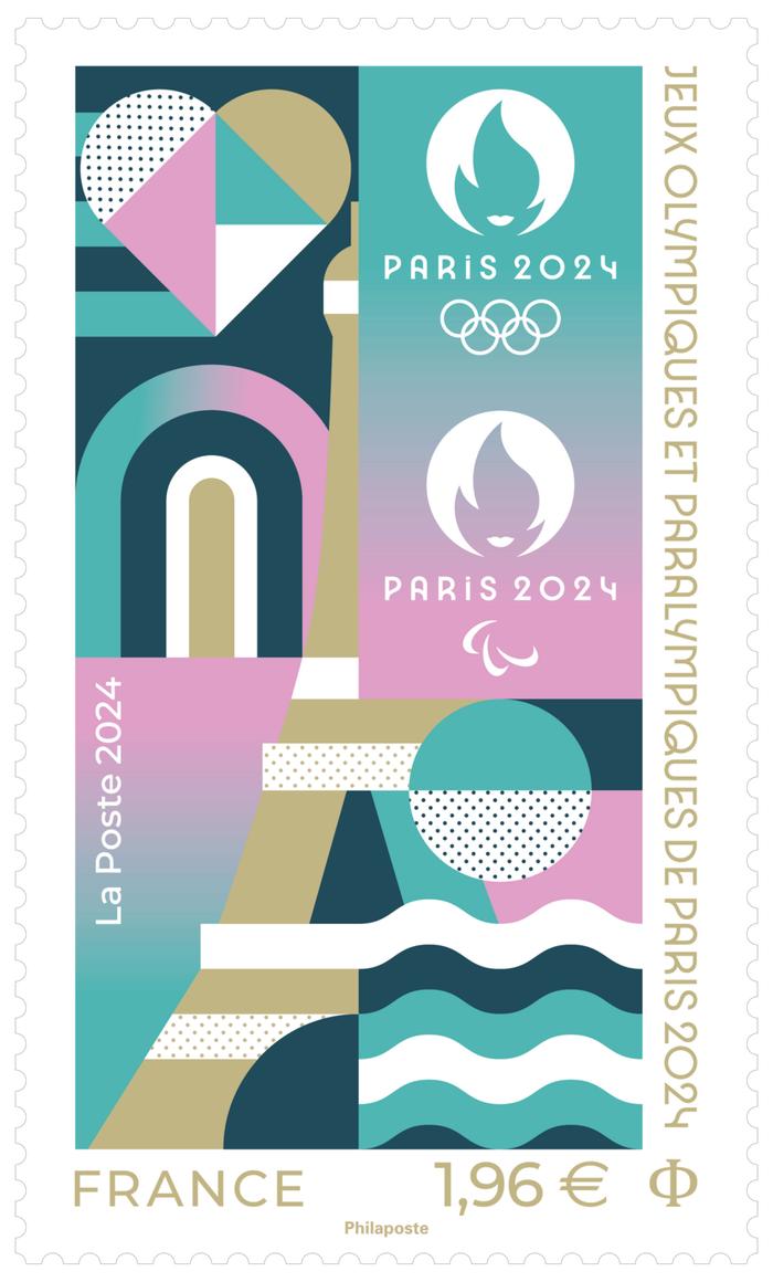 巴黎奥组委发布奥运官方邮票,上面有这些元素