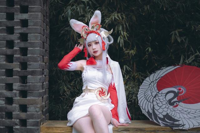 《王者荣耀》公孙离祈雪灵祝cosplay