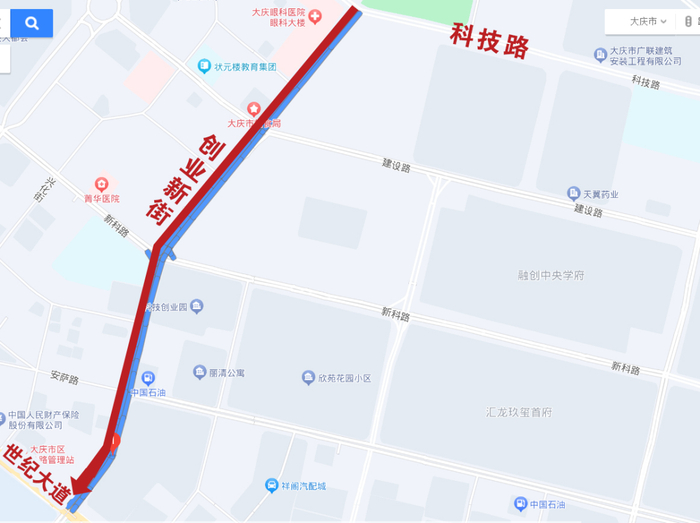 大庆最新封路公告