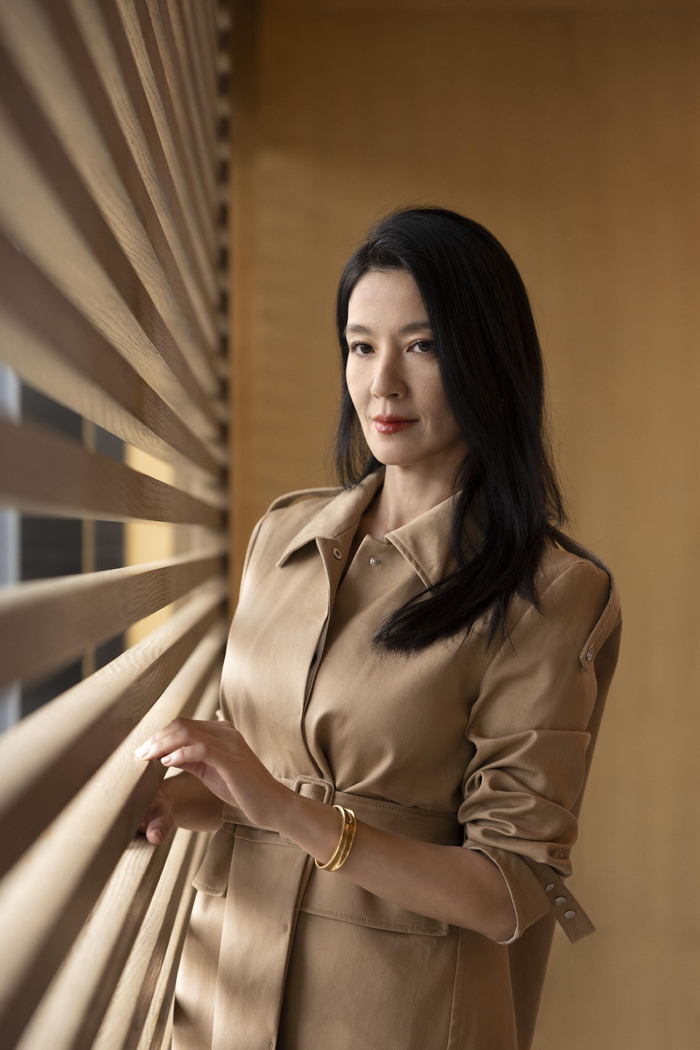 回归后的林熙蕾，希望未来能有更多的表演机会。  新京报记者 郭延冰 摄