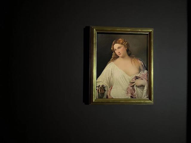 现场|提香《花神》终于亮相,威尼斯画派杰作上海展出|花神|文艺复兴