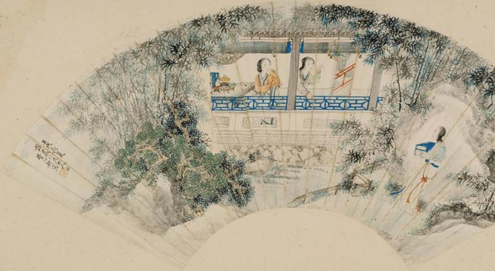 艺术开卷|从闺阁,庭院到郊野,古画中的女性生活空间|古画_新浪新闻