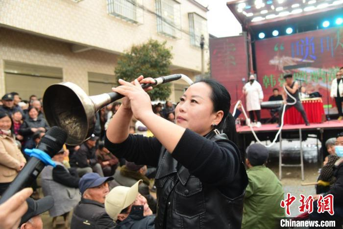 河南杞县唢呐声声展绝技