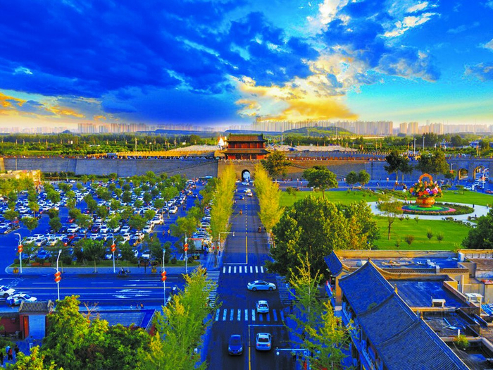 滹沱河生态风景区石家庄市文化广电和旅游局供图□本报记者 李艺桐