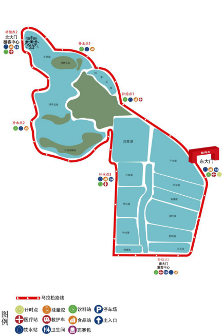 阿克苏国家湿地公园东大门起点,终点均为7.