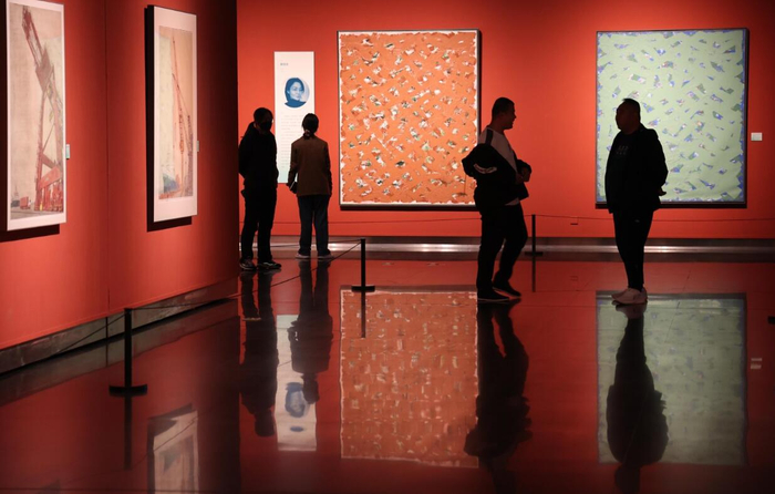 2023江苏省美术馆艺术家作品展开幕