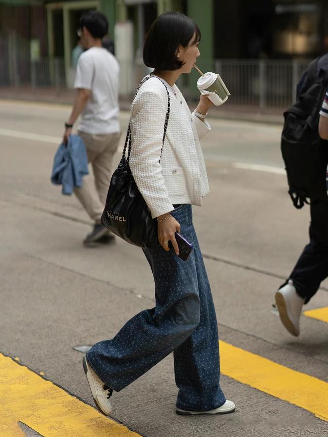 香港街头美女 街拍图片