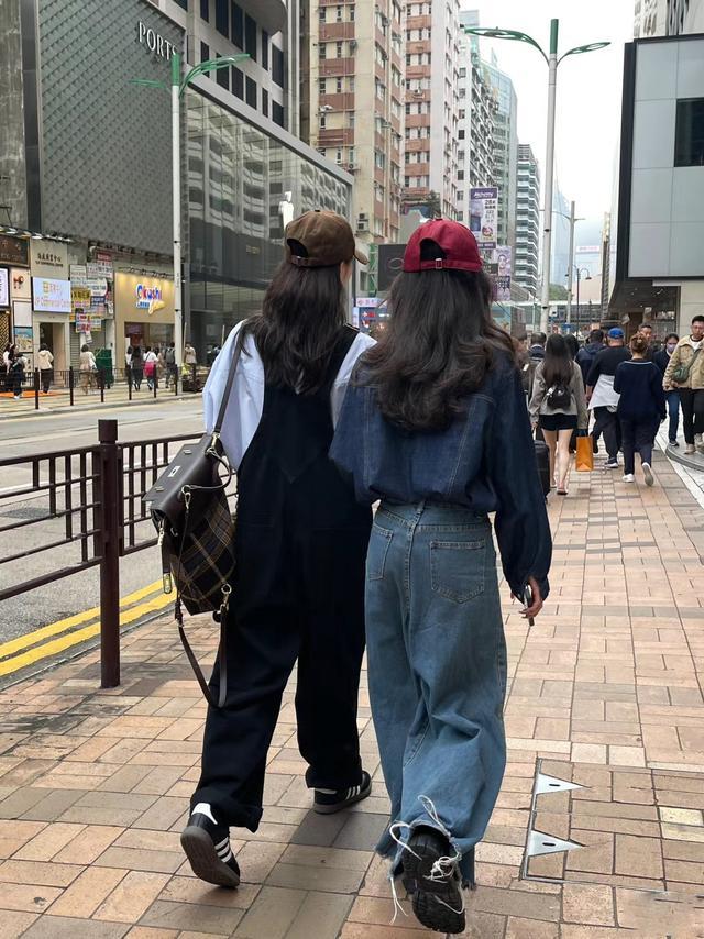 香港街头美女 街拍图片