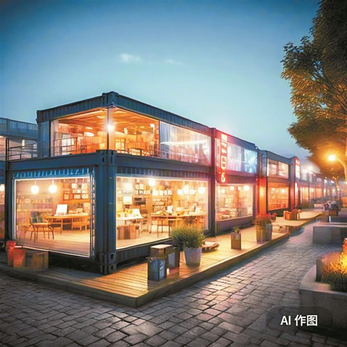 打卡集装箱夜市享文化和美食盛宴