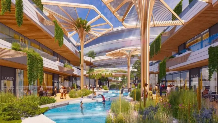 隐溪川效果图 图源：麓湖生态城官微