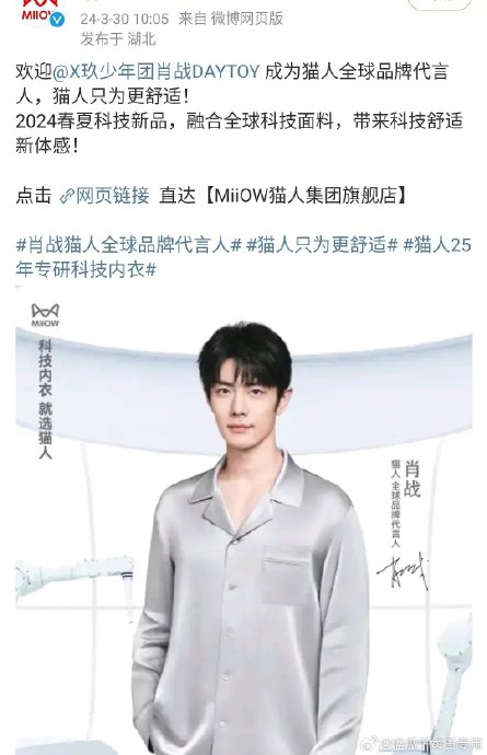 肖战新商务空降全球品牌代言人这title真的算不错了吧